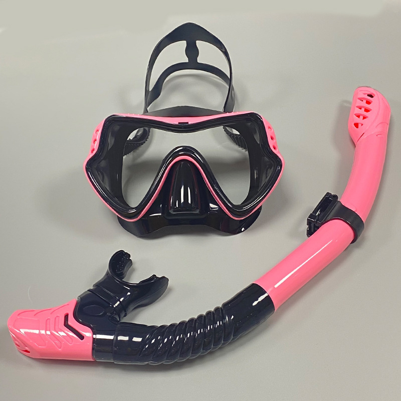 Snorkel Mask with Latest Dry Top Breathing System,Fold 180 Degree Panoramic View Full Face Snorkel Mask Anti-Fog Anti-Leak with Camera Mount,Snorkeling Gear for Adults and Kids