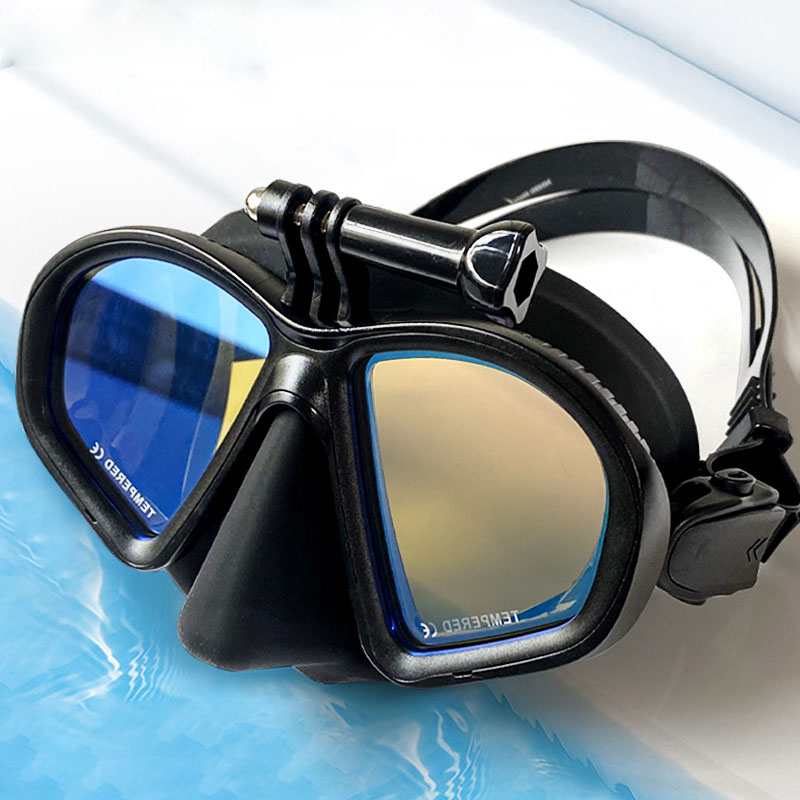 Professional Snorkeling Mask Gear, Ultra Clear Lens with Wide View Tempered Glass Goggles,Anti Leakage Scuba Mask