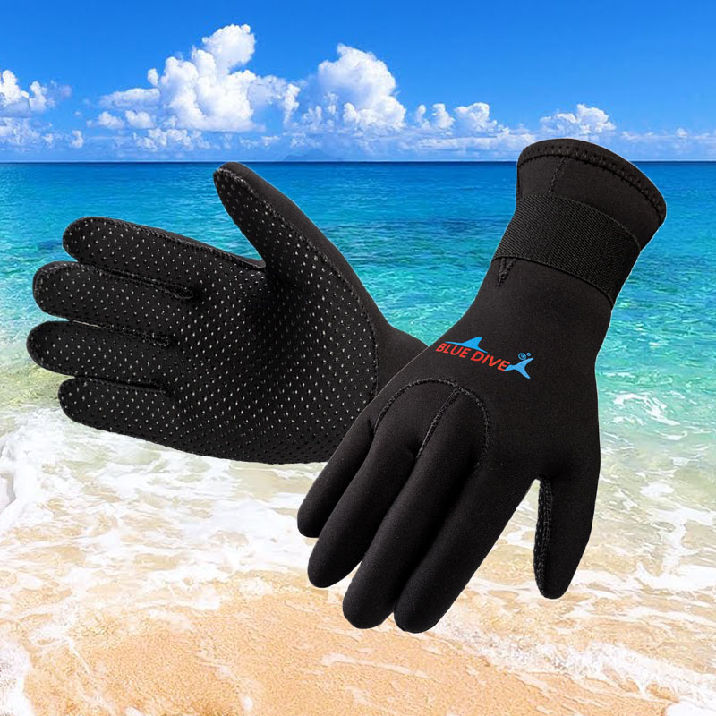 3mm Neoprene Five Finger Dive Gloves