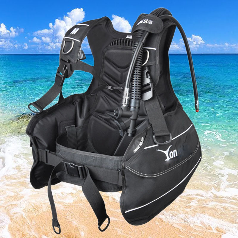 Travel-Friendly Light Back Inflation BCD for Scuba Diving